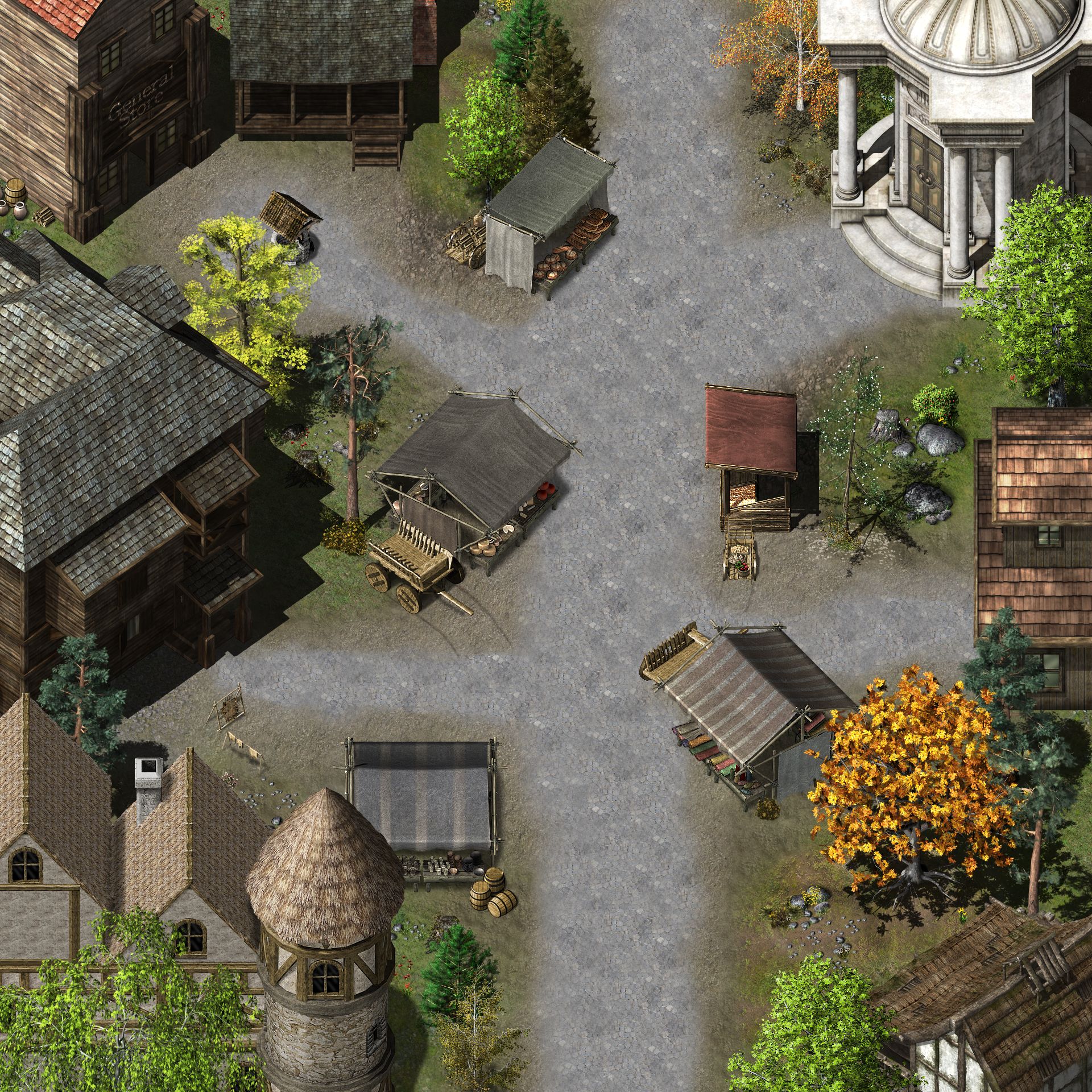 Dorfplatz mit Tempel und Markt minimap.jpg